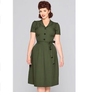 Hattie’s 40’s Flared Dress by Collectif